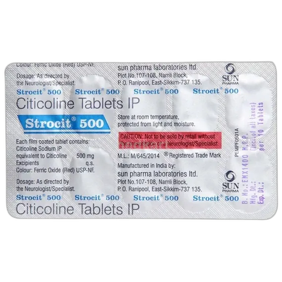strocit 500mg tablet 10's